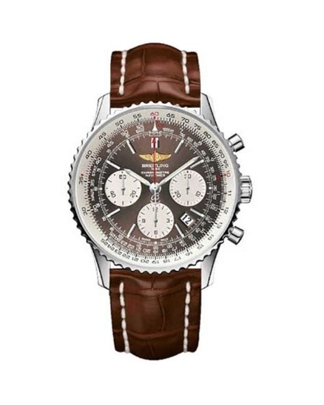 breitling navitimer 01 brown strap|breitling navitimer 22mm deployment strap.